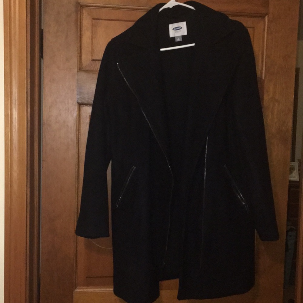 Barely worn black pea coat